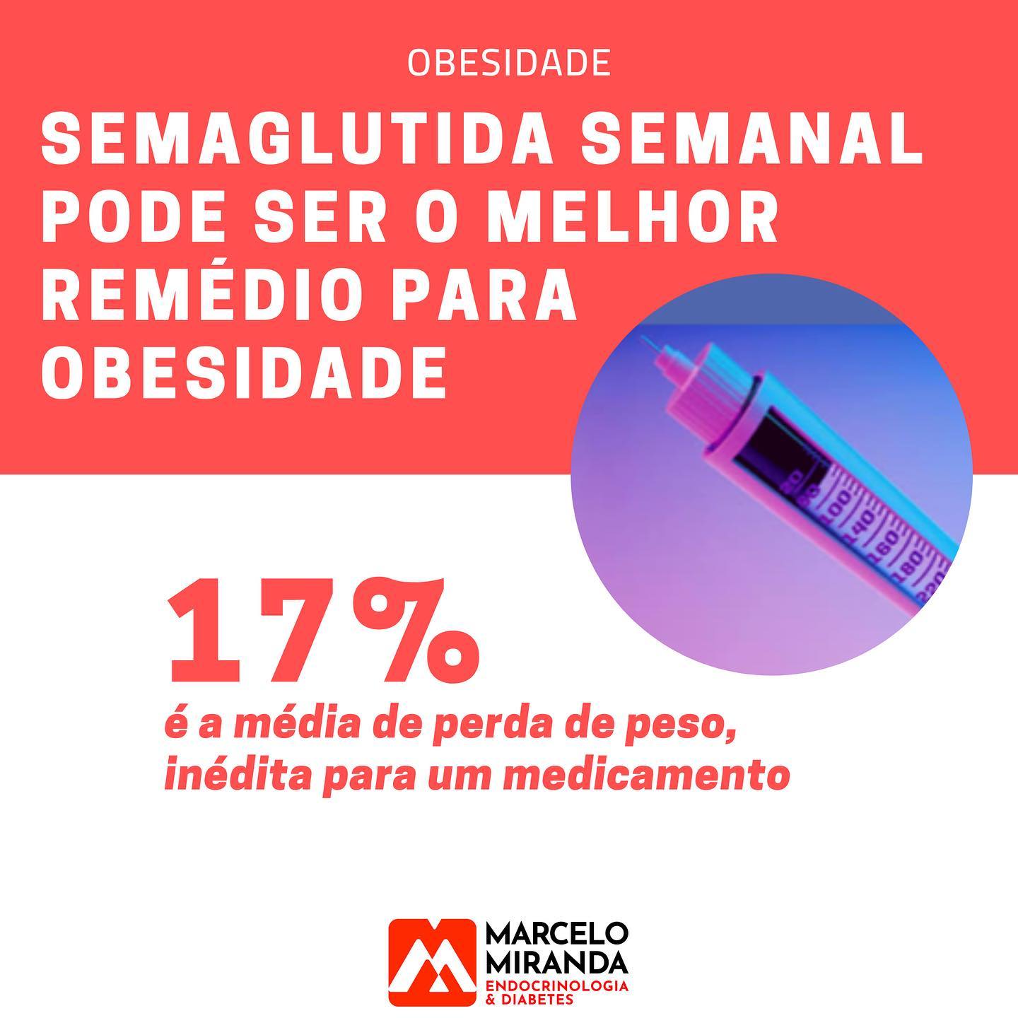 Semaglutida pode ser o melhor remédio para obesidade Dr Marcelo